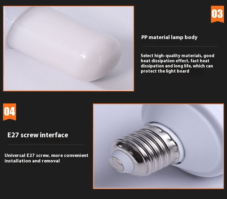 LED Simulation Flame Bulb E27 Universal